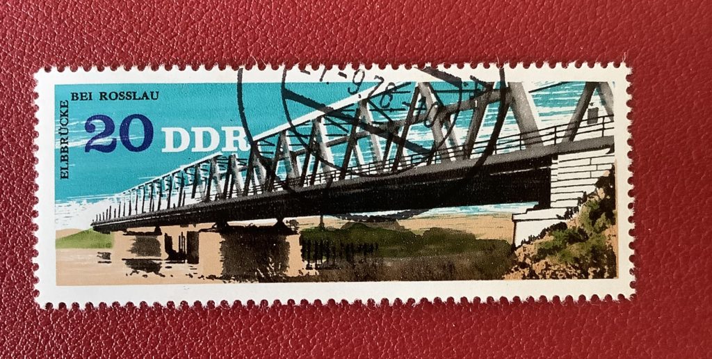 エルベ川の橋　切手