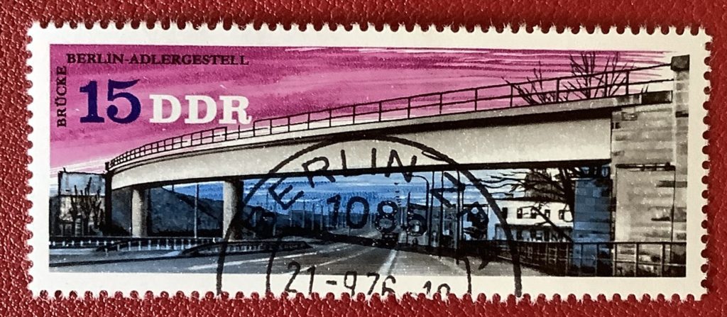 ベルリン-アドラーゲシュテル橋　切手