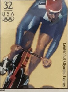 オリンピック　男子サイクリング　切手　