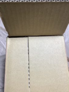 ebayで送った荷物が返送されてきた写真