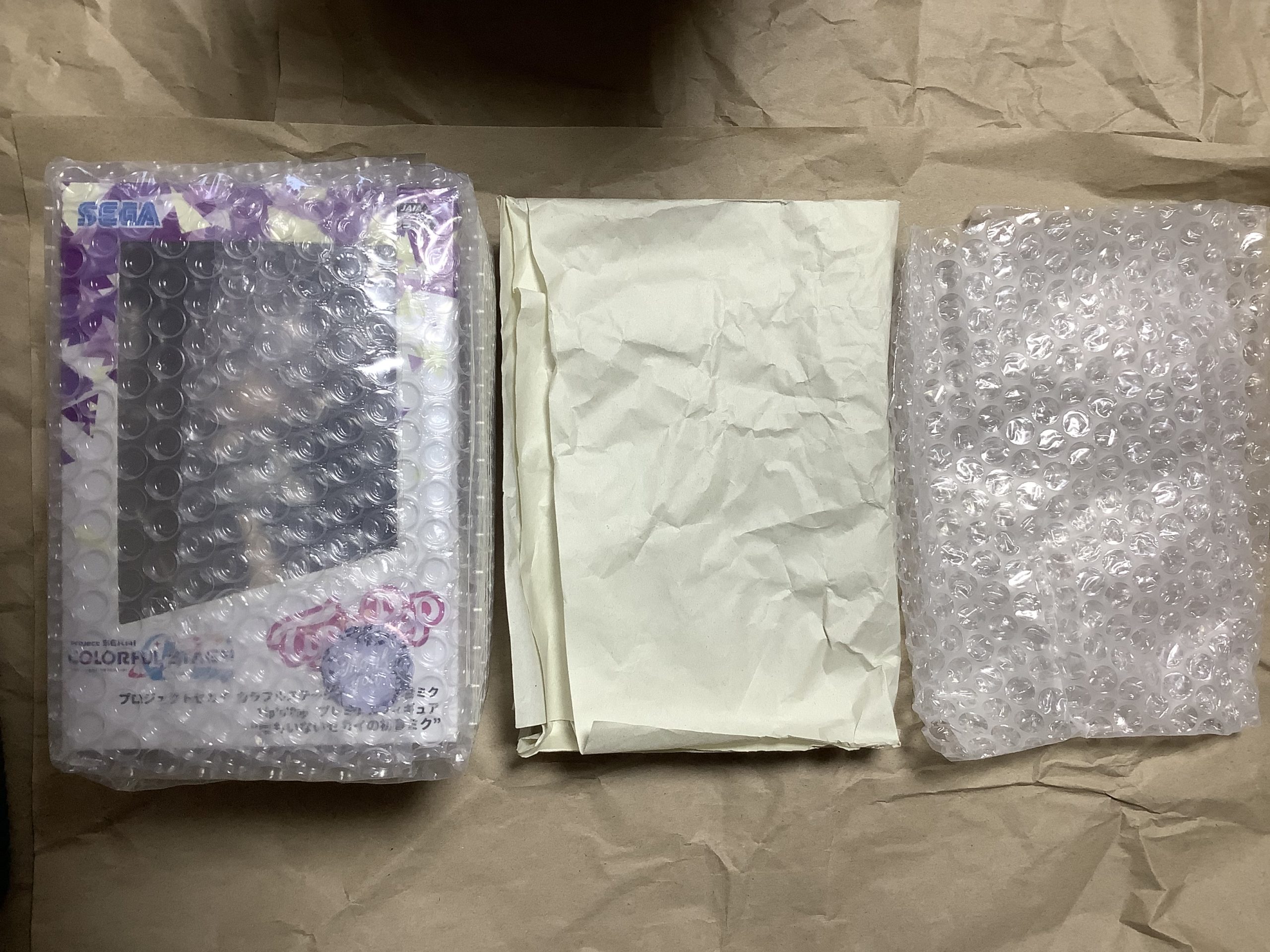 ebayで送った荷物が返送されてきた写真